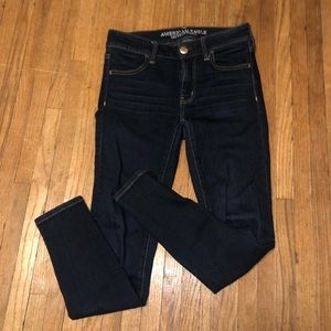 Dark wash jeggings size 2 short